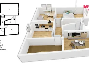 Prodej bytu 3+1, Hronov, Jiráskova, 73 m2
