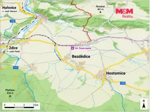 Prodej bytu 2+kk, Hostomice - Bezdědice, 52 m2