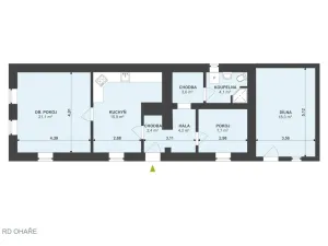 Prodej rodinného domu, Ohaře, 77 m2