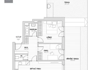 Pronájem bytu 3+kk, Praha - Kbely, Plzákova, 137 m2