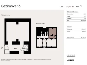 Pronájem - jiné, Praha - Nusle, Sezimova, 38 m2