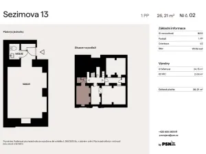 Pronájem - jiné, Praha - Nusle, Sezimova, 26 m2