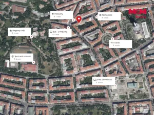 Pronájem bytu 1+1, Praha - Žižkov, Kubelíkova, 63 m2