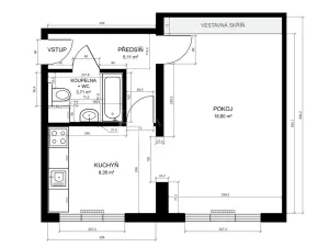 Prodej bytu 1+1, Praha - Libeň, Kovářská, 37 m2