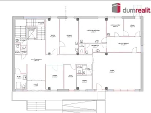 Pronájem ordinace, Most, J. A. Komenského, 40 m2