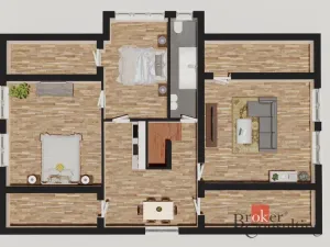 Prodej bytu 4+1, Vrbno pod Pradědem, Sklárenská, 143 m2