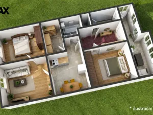 Prodej rodinného domu, Uničov, Litovelská, 90 m2