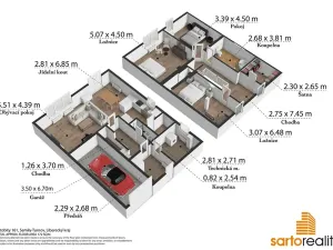 Prodej rodinného domu, Tatobity, 180 m2