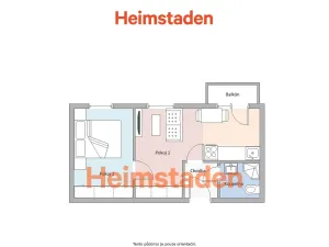 Pronájem bytu 2+kk, Havířov - Šumbark, U Nádraží, 38 m2