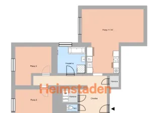 Pronájem bytu 3+1, Ostrava - Poruba, 17. listopadu, 89 m2