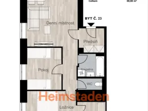 Pronájem bytu 3+kk, Ostrava - Poruba, Porubská, 67 m2