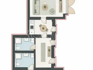 Prodej bytu 1+1, Praha - Libeň, Sokolovská, 33 m2