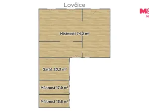 Prodej rodinného domu, Lovčice, 75 m2