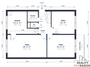 Prodej bytu 3+1, Trutnov, Zvonková, 74 m2