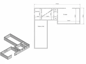 Prodej komerční nemovitosti, Borovy, 500 m2