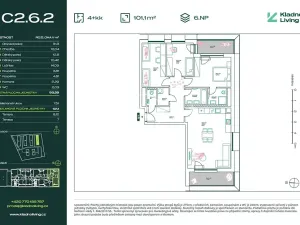Prodej bytu 4+kk, Kladno, Pražská, 94 m2
