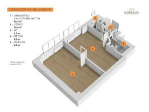 Prodej bytu 2+kk, Praha - Vinohrady, Hollarovo náměstí, 43 m2