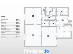 Prodej rodinného domu, Horní Dubenky, 89 m2