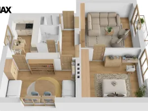 Prodej bytu 3+1, Trutnov - Horní Předměstí, Chodská, 63 m2