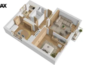 Prodej bytu 3+1, Trutnov - Horní Předměstí, Chodská, 63 m2