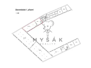 Pronájem skladu, České Budějovice - České Budějovice 1, Hradební, 122 m2