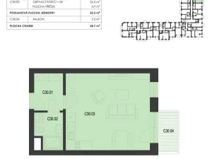 Pronájem bytu 1+kk, Brno, Střední, 35 m2