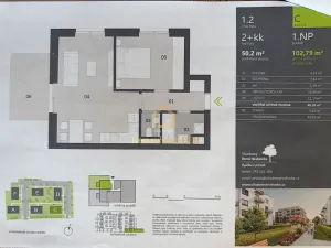 Pronájem bytu 2+kk, Ostrava, Provaznická, 50 m2