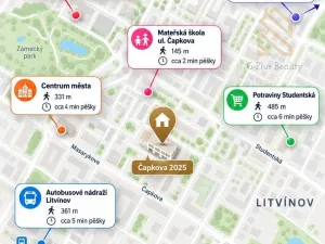 Prodej bytu 2+kk, Litvínov - Horní Litvínov, Čapkova, 36 m2