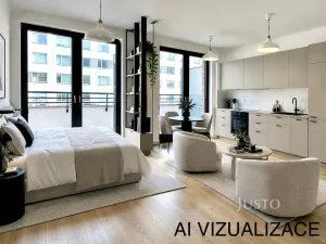 Pronájem bytu 1+kk, Praha - Žižkov, Budovcova, 35 m2