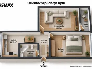 Prodej bytu 2+1, Praha - Kamýk, Olbramovická, 62 m2