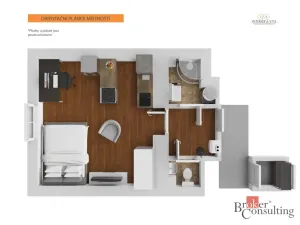 Prodej bytu 1+kk, Praha - Vinohrady, Na Folimance, 28 m2