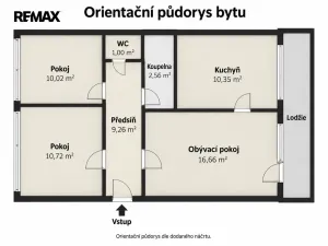 Prodej bytu 3+1, Praha - Krč, Hurbanova, 67 m2