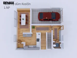 Prodej rodinného domu, Příbram - Kozičín, 117 m2