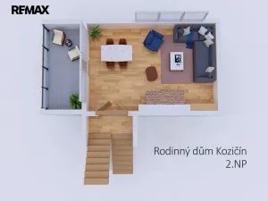 Prodej rodinného domu, Příbram - Kozičín, 117 m2