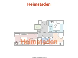 Pronájem bytu 2+1, Ostrava - Poruba, Hlavní třída, 60 m2
