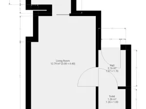 Pronájem bytu 1+kk, Praha - Holešovice, Přístavní, 20 m2