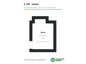 Prodej rodinného domu, Zakřany, 60 m2