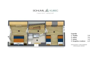 Prodej rodinného domu, Horní Planá, 82 m2