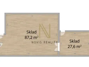 Pronájem skladu, Plzeň, Domažlická, 114 m2