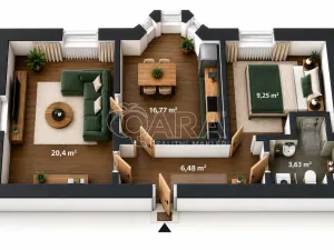 Pronájem bytu 2+1, Ostrava - Muglinov, Keramická, 57 m2