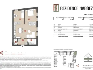 Prodej bytu 3+kk, Brandýs nad Labem-Stará Boleslav - Stará Boleslav, Nábřeží, 70 m2
