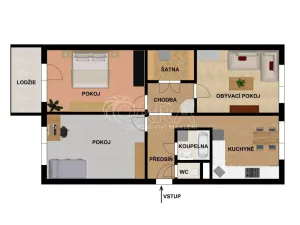 Pronájem bytu 3+1, Nový Jičín, Dlouhá, 75 m2
