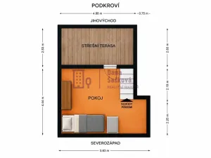 Pronájem rodinného domu, Jindřichův Hradec - Jindřichův Hradec III, Pod Vrchy, 87 m2