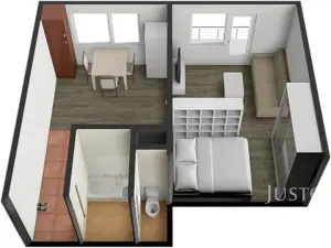 Prodej bytu 1+1, Písek, Harantova, 36 m2