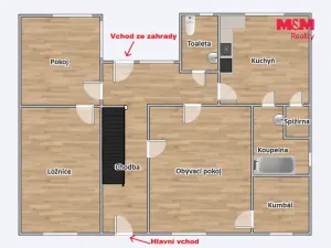 Pronájem rodinného domu, Třemošnice, Internátní, 101 m2