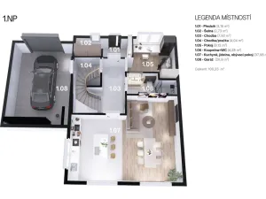 Prodej rodinného domu, Ládví, 156 m2