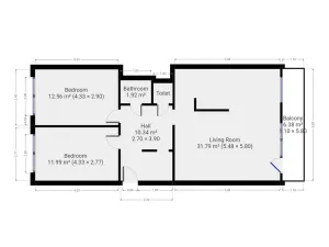 Pronájem bytu 3+kk, Praha - Písnice, Na okruhu, 79 m2