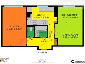 Pronájem bytu 2+1, Příbram, Březohorská, 51 m2