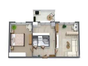 Prodej bytu 2+1, Ostrava - Poruba, Liptaňské náměstí, 54 m2