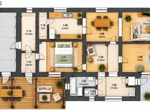 Prodej rodinného domu, Stojice, 134 m2